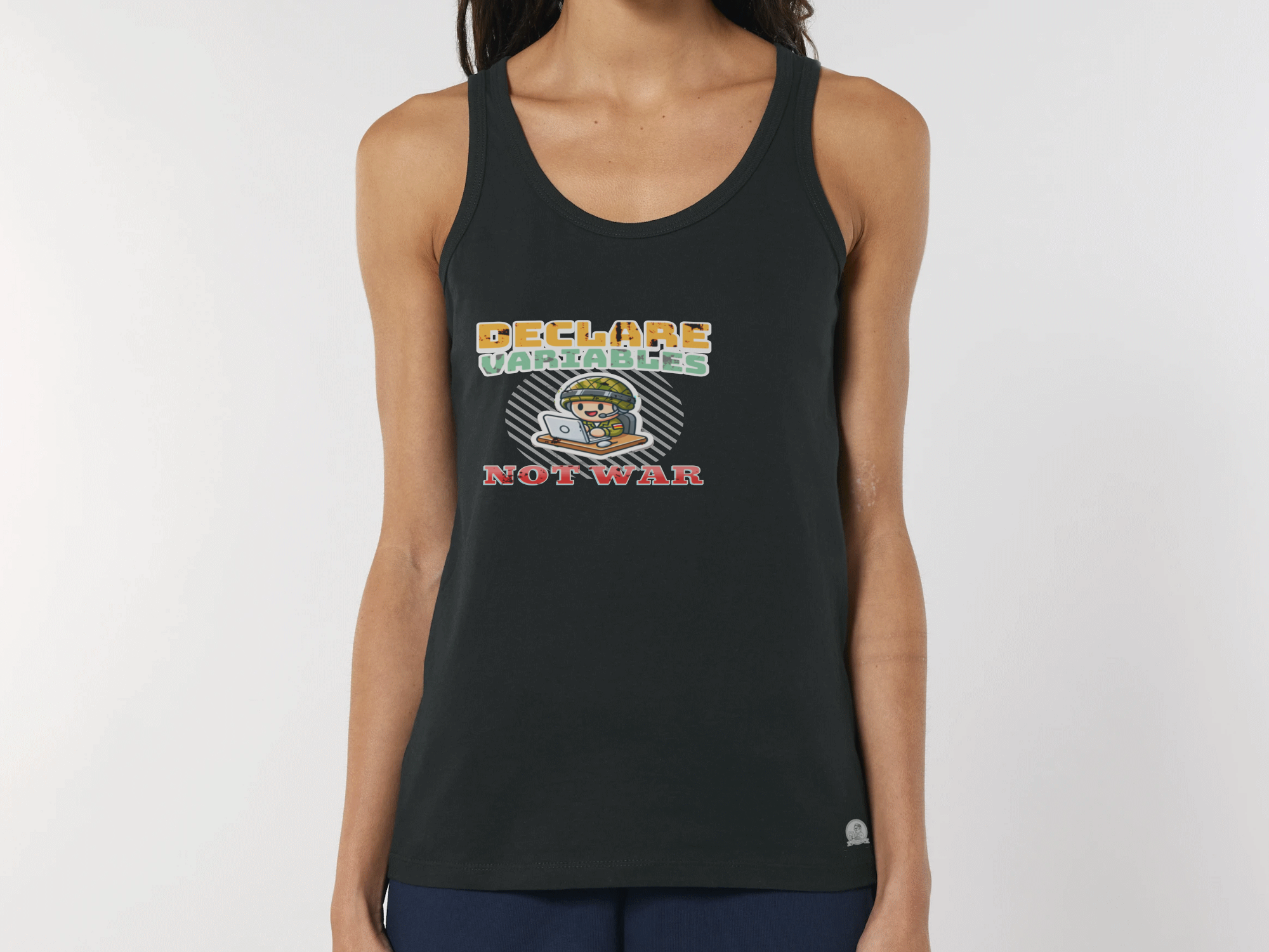 Maiou dama - Declare variables, not war - DEV funny style Negru - 1