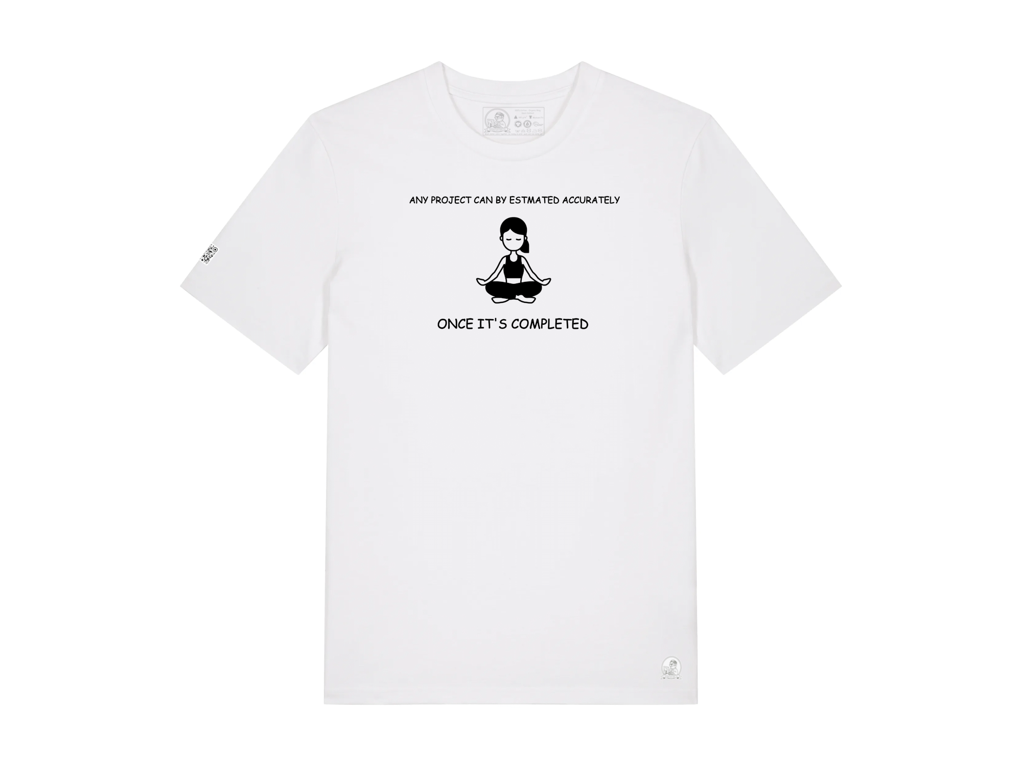 Tricou Creator - Project Manager Wise Words - PROJECT MANAGER Normal Alb - 2